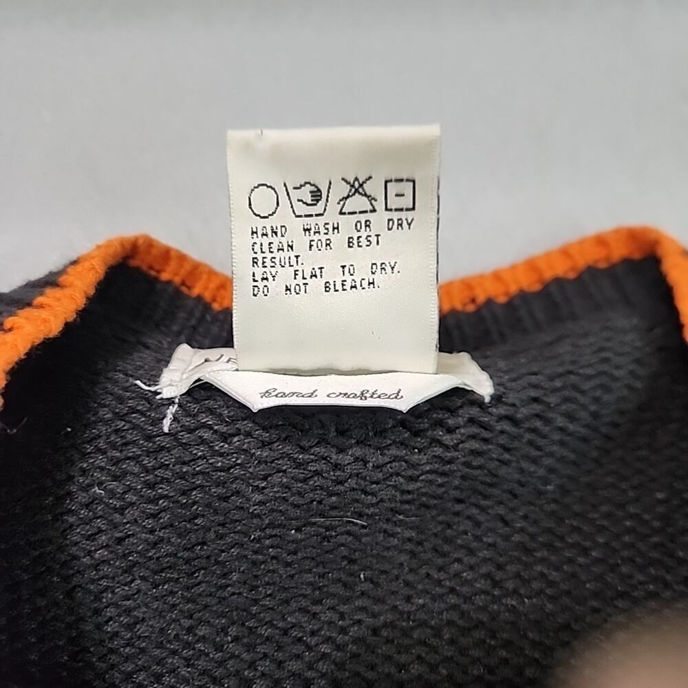 Alexandra Bartlett M Halloween Cardigan Sweater Trick or Treat Pumpkin Candy - Picture 8 of 15